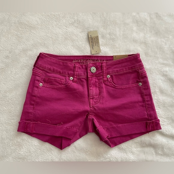 American Eagle Outfitters Women's Pink Shorts - Picture 1 of 4